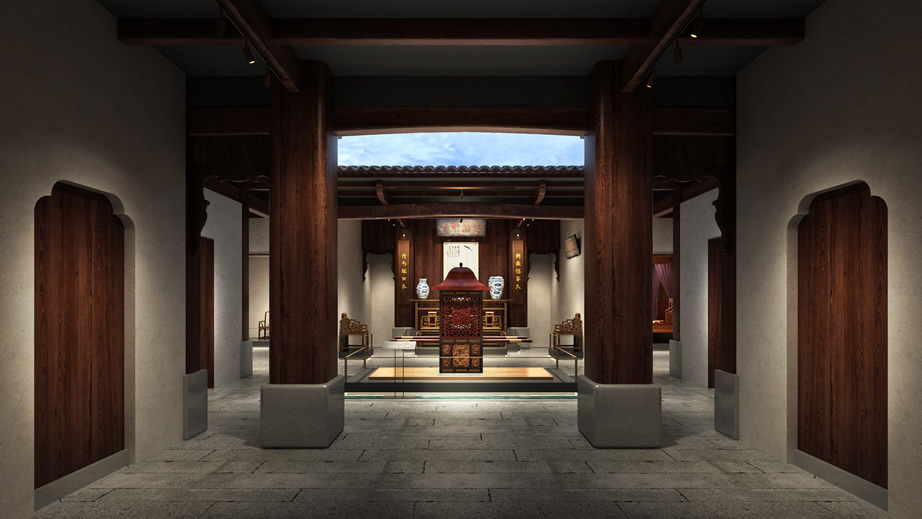 三楼-耕读传家门厅