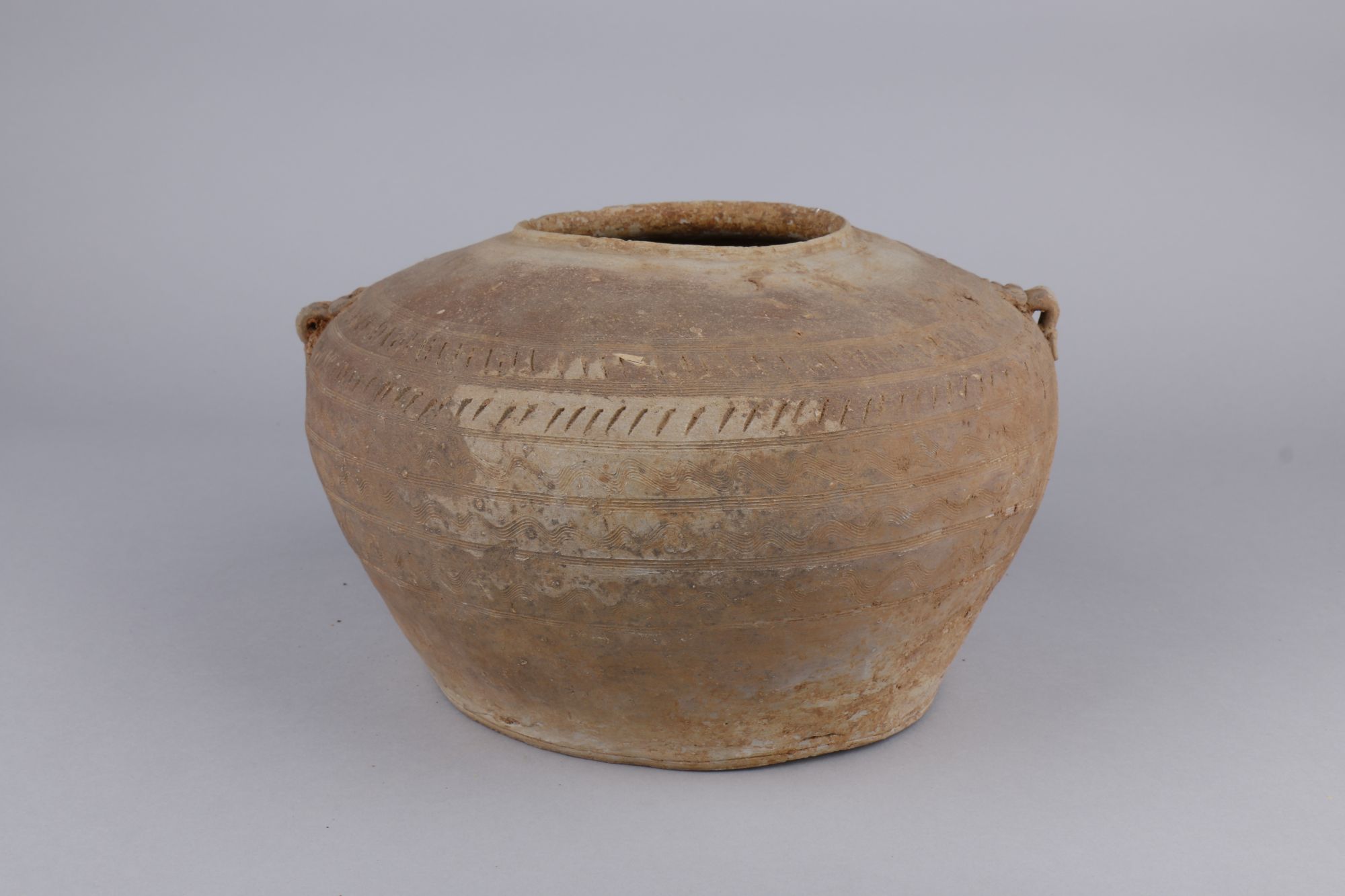 五代十国双系陶罐